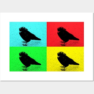 Pop Art Raven Posters and Art